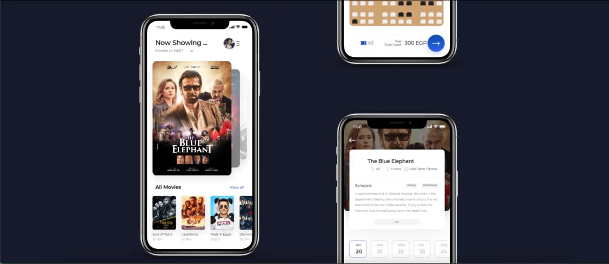 Cinema App UI Design